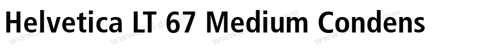 Helvetica LT 67 Medium Condensed字体转换
